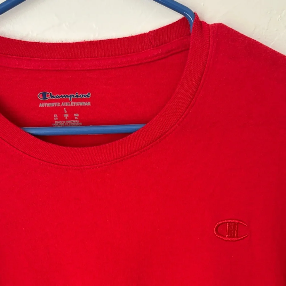 Champion Men's Bold Red Tee - Picture 3 of 9